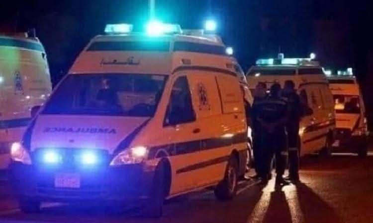 مصرع شخصين وإصابة 3 آخرين في حادث انقلاب سيارة بالإسماعيلية