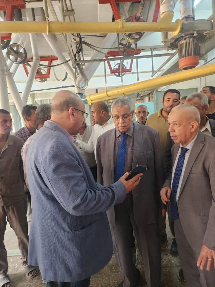 مطاحن مصر العليا تحقق علي نسبه تسويق للاقماح المحليه في تاريخها