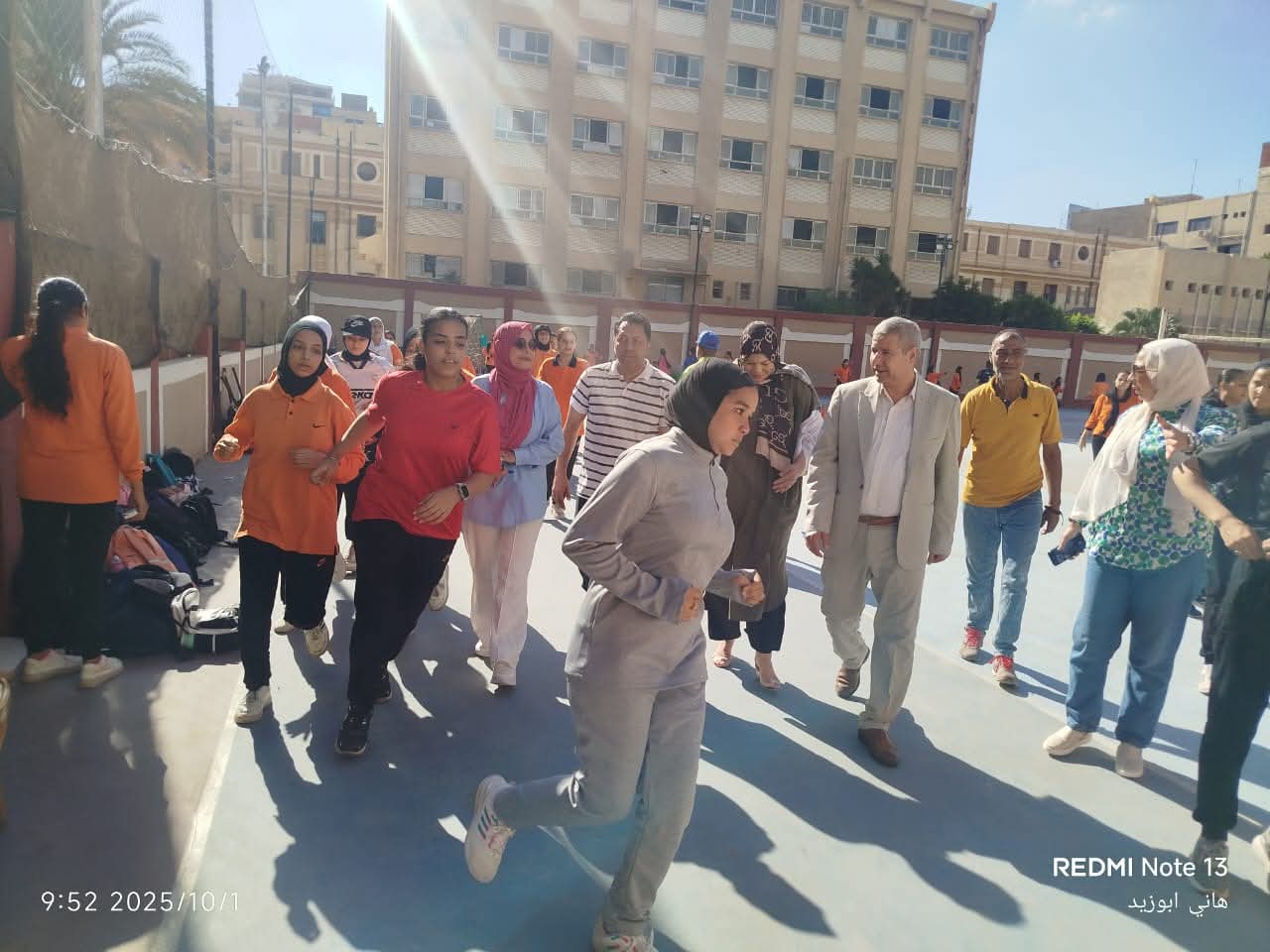 رمضان يتابع الإعدادية الثانوية الرياضية بغرب الزقازيق      