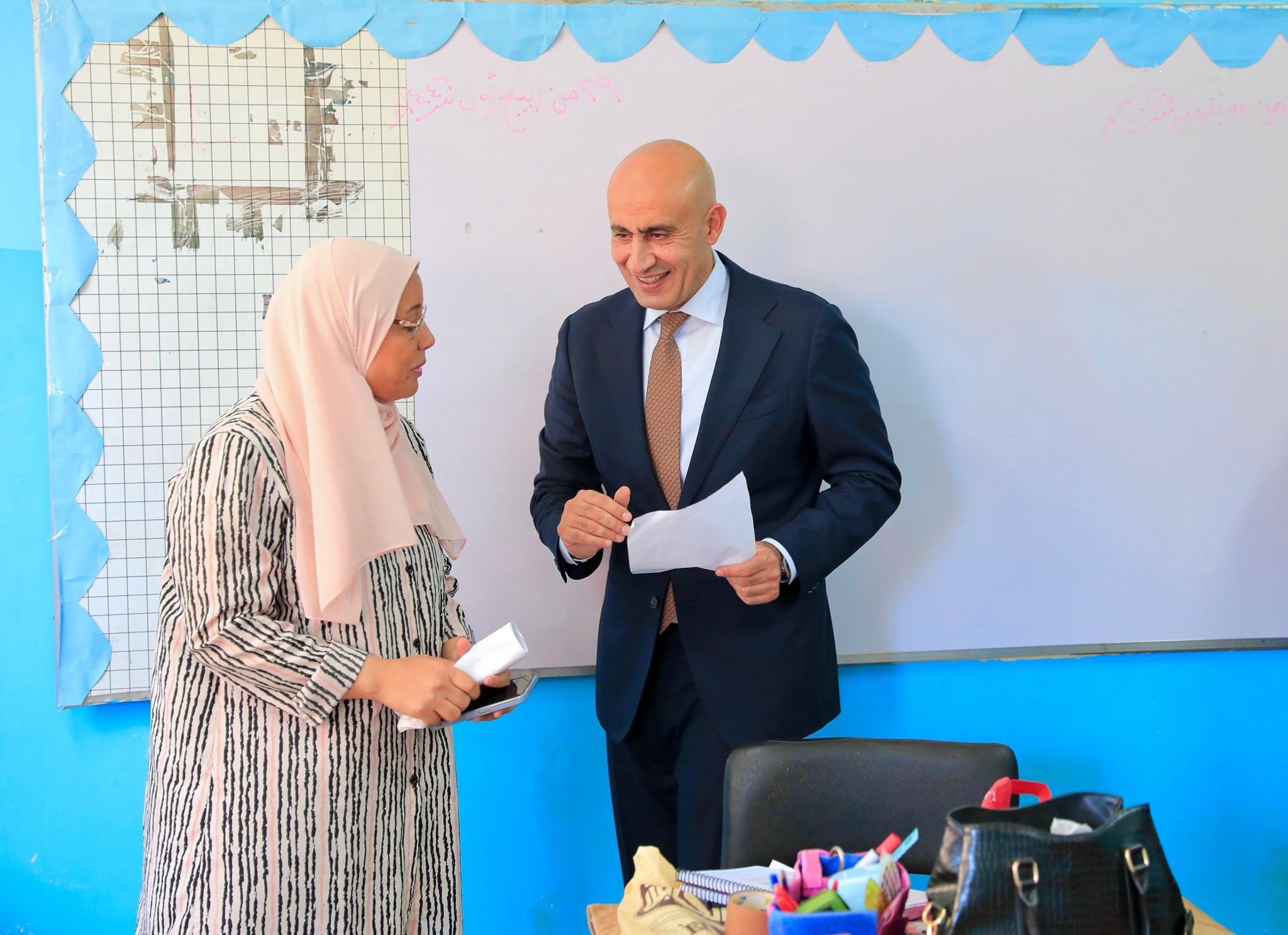 وزير التربية والتعليم يستكمل جولته لمتابعة انطلاق العام الدراسي الجديد بعدد من المدارس بإداراتي عين شمس ومدينة السلام
