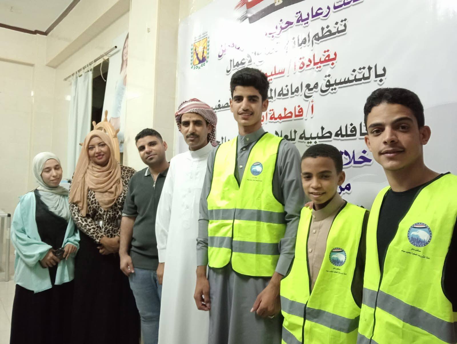 قافلة «مستقبل وطن» للعلاج الطبيعي تختتم أعمالها بطور سيناء وسط إقبال جماهيري