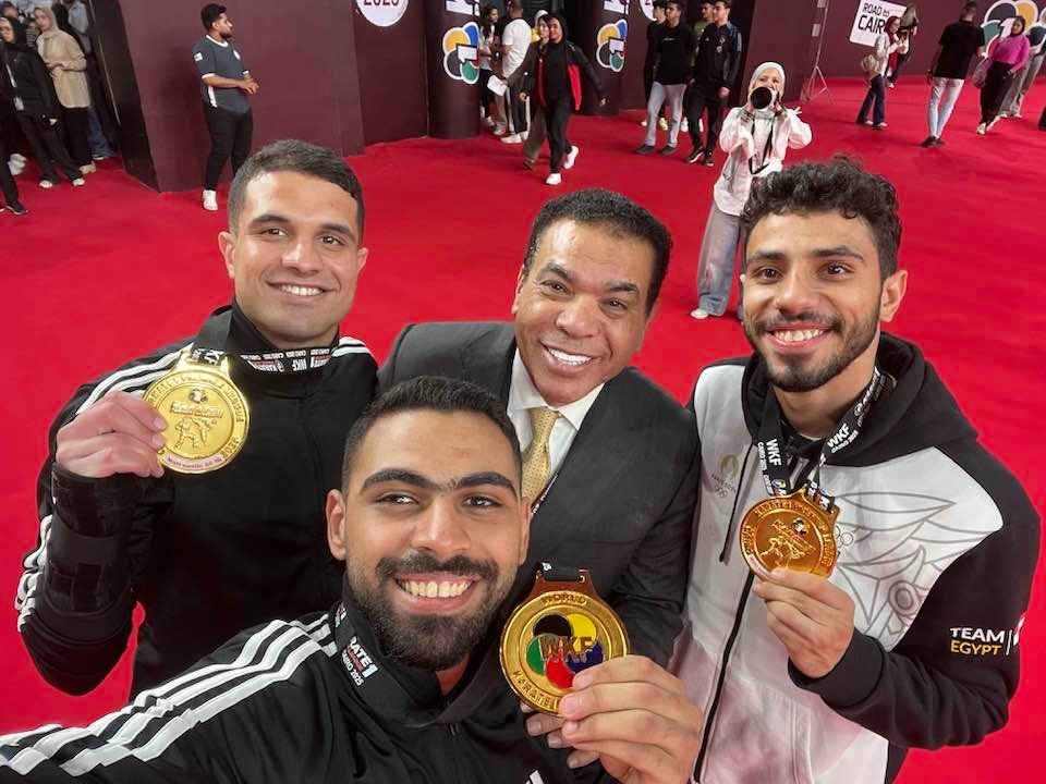 النجار: إنجاز أبطال الكاراتيه في الدوري العالمي «تاريخي»