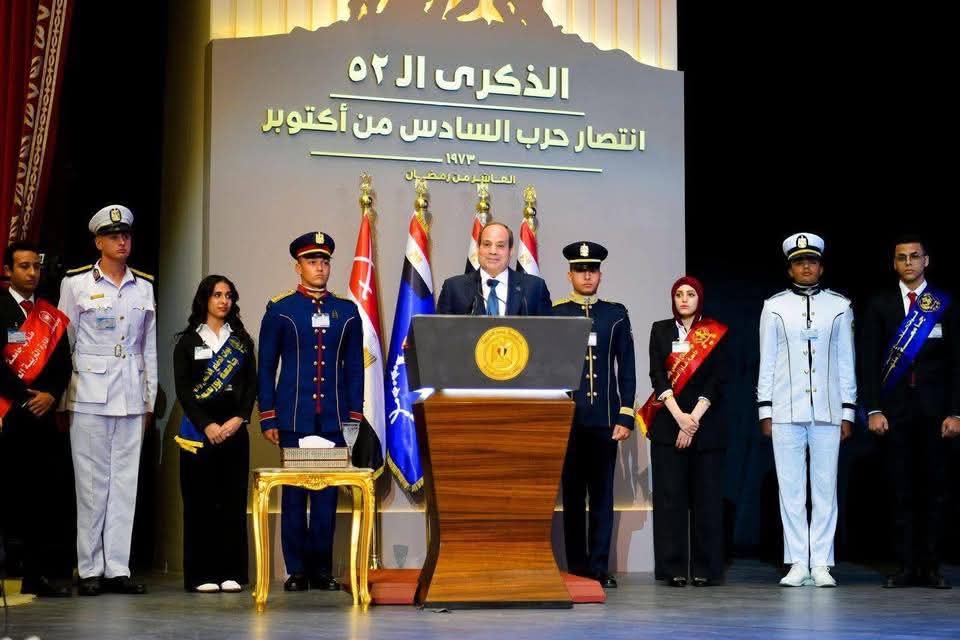 السيسي في ندوة أكتوبر عبور نحو مصر الجديدة