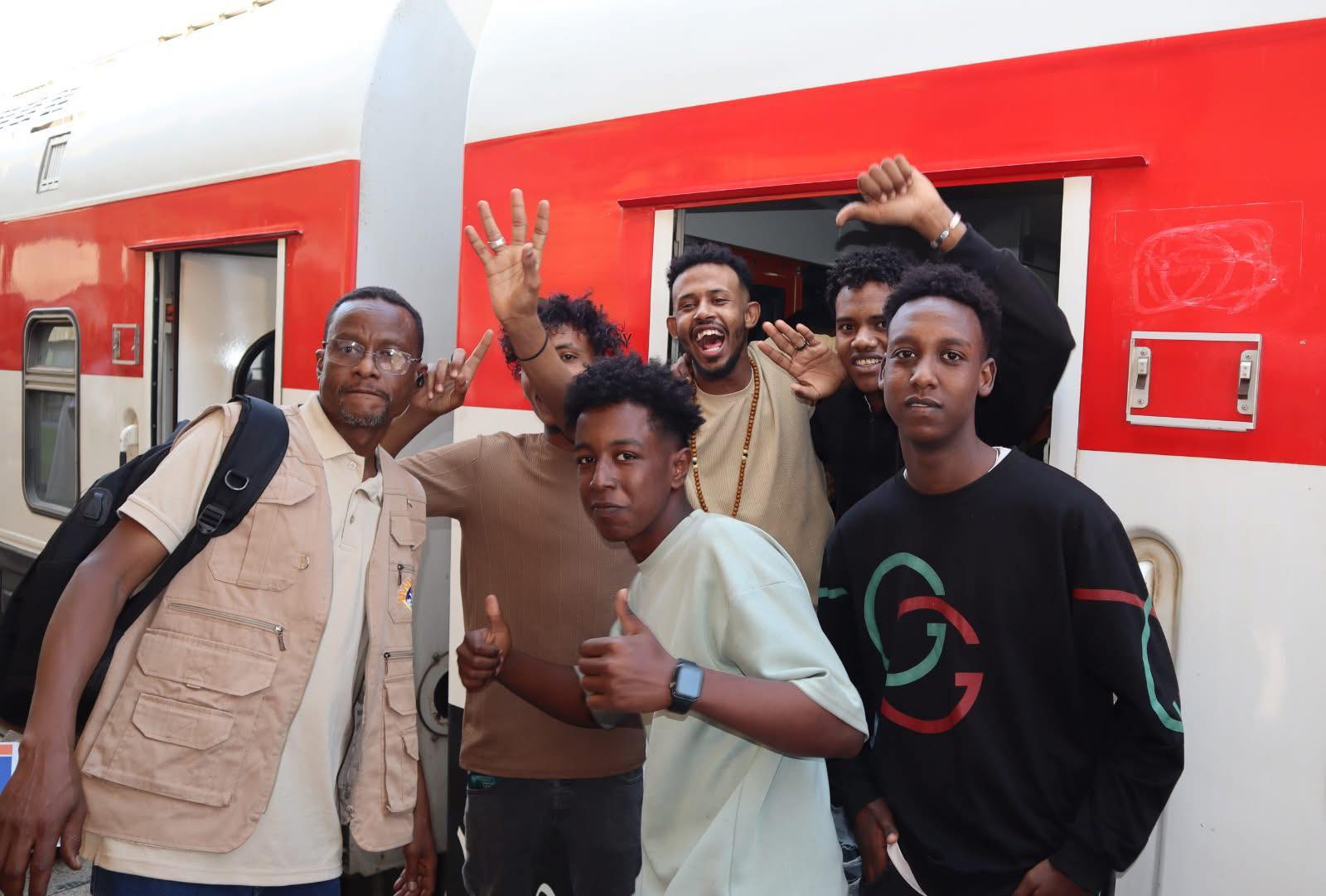 قطار الكرامة الرحلة 26 لعودة الأشقاء السودانيين ضمن مبادرة العودة الطوعية