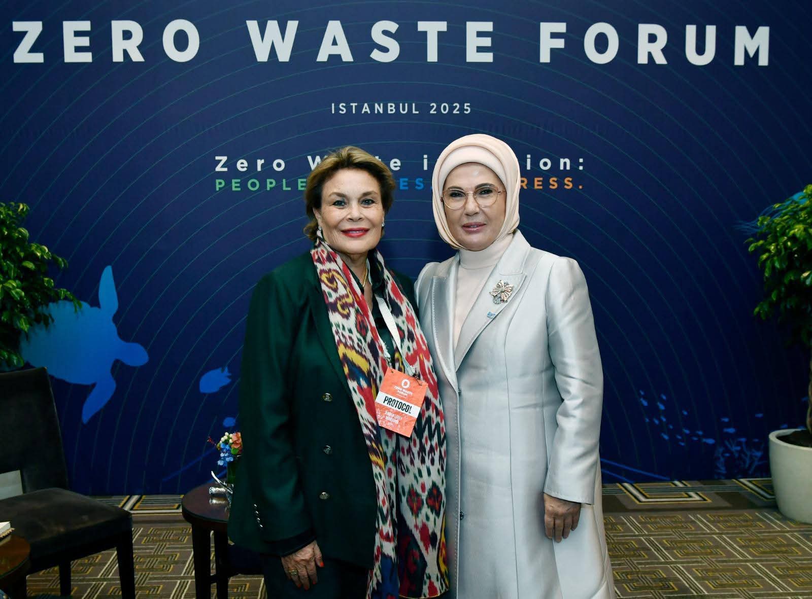 أمينة أردوغان تلتقي راوية منصور: شراكة تركية–مصرية من أجل عالم خالٍ من النفايات