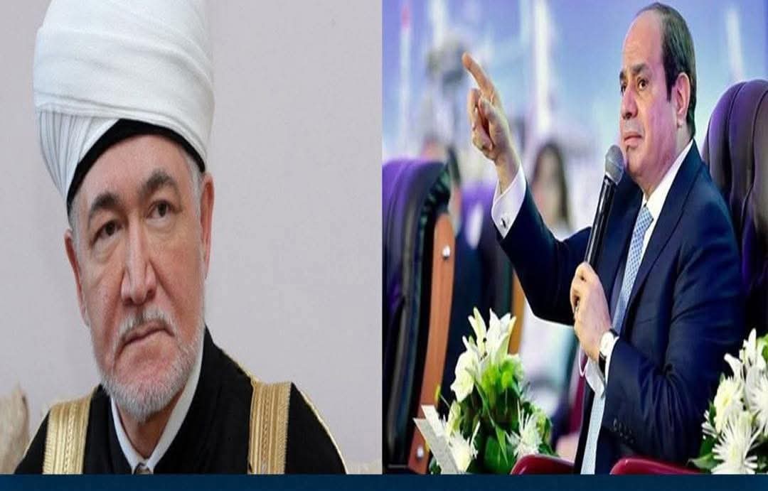 رئيس الإدارة الدينية لمسلمي روسيا يوجه رسالة للسيسي باللغة العربية