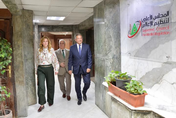 رئيس الأعلى للإعلام يستقبل رئيس الوطنية للصحافة