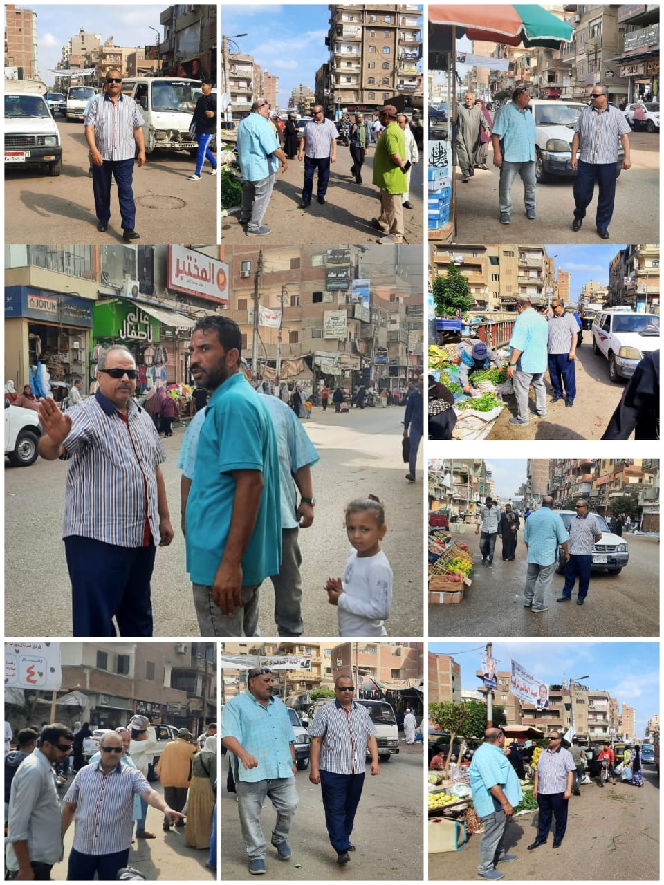 حملات إشغالات موسّعة تجوب مدن ومراكزمحافظة الشرقية 