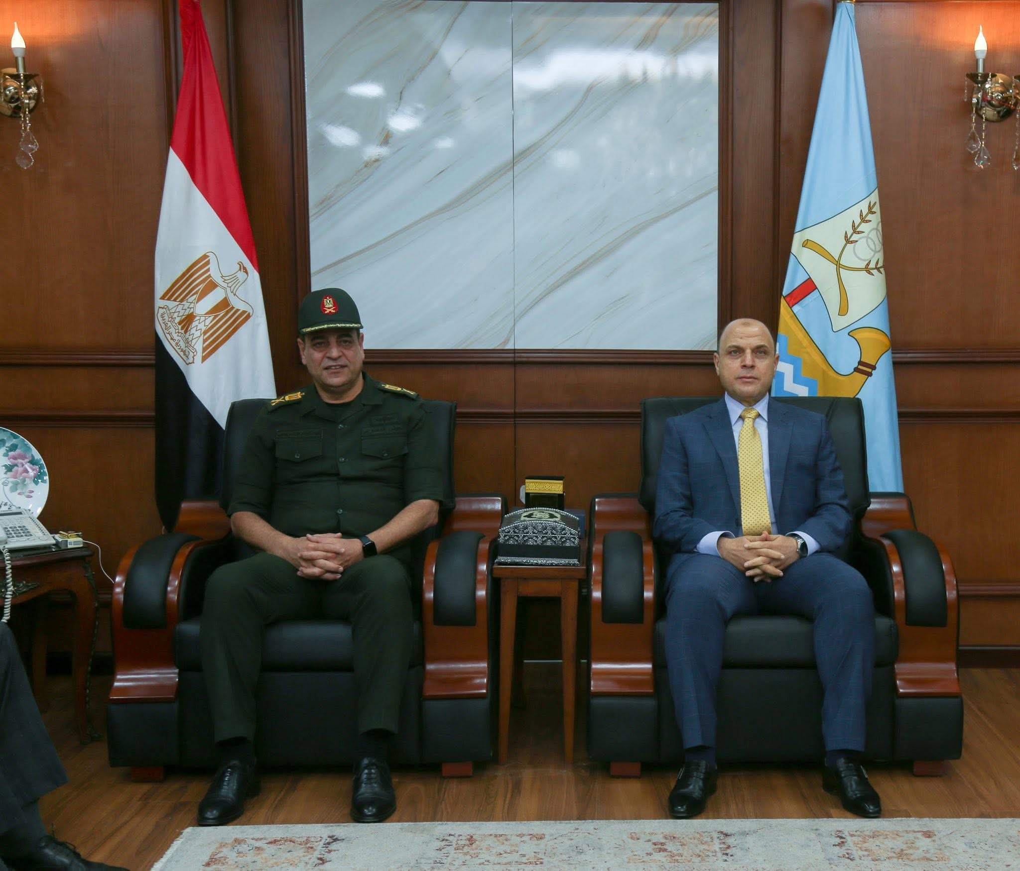 محافظ كفرالشيخ يستقبل قائد المنطقة الشمالية العسكرية.. تعاون مثمر لخدمة أهالينا وتعزيز الأمن الغذائي بالمحافظة