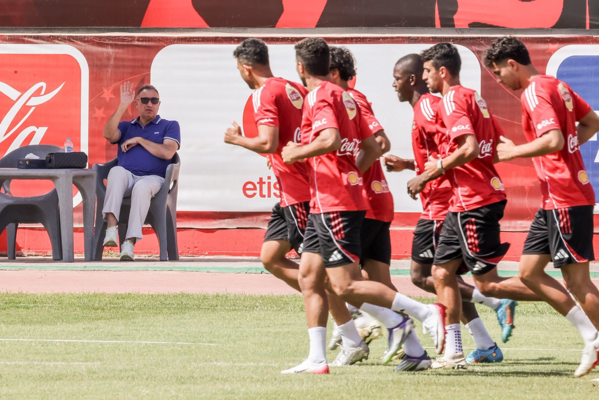 الأهلي يخوض مرانآ جماعيآ استعدادًا لمواجهة غزل المحلة