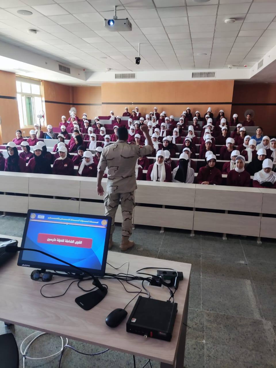 جامعة أسيوط الأهلية تنظم دورة جديدة للتربية العسكرية والوطنية بمشاركة 398 طالبًا وطالبة