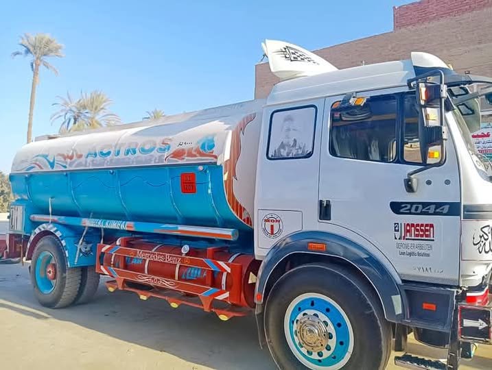 سوهاج ...  ضبط 1800 لتر مواد بترولية مغشوشة  و40 طن ملح و60 شيكارة دقيق مدعم