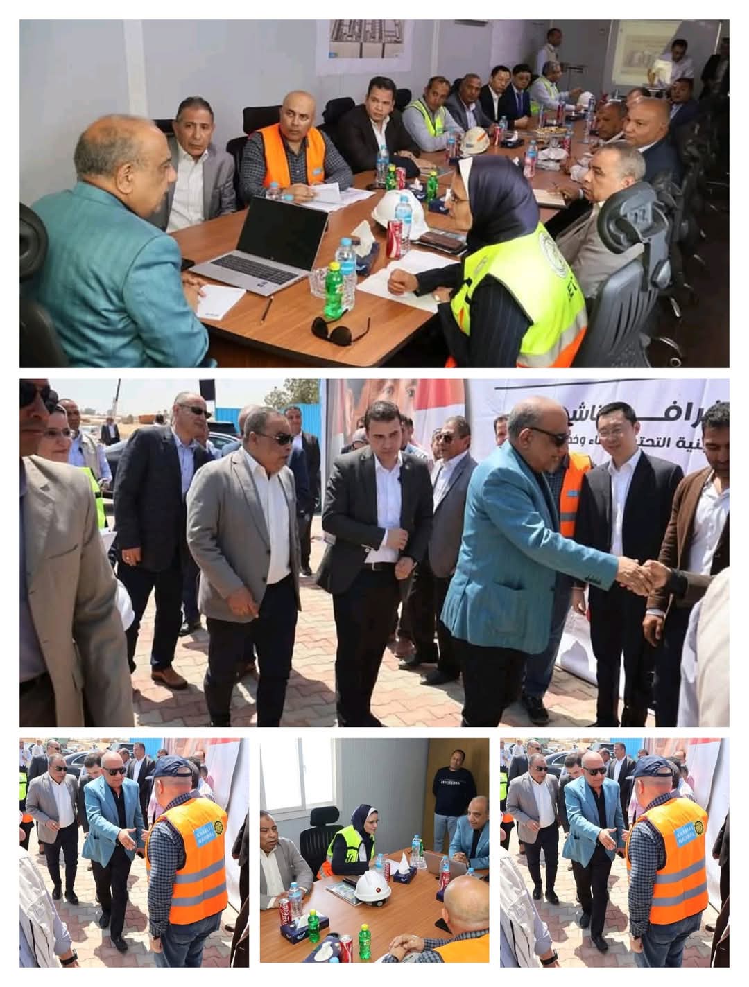 الدكتور محمود عصمت وزير الكهرباء والطاقة المتجددة يتفقد محطات محولات رشيد 2, 5 , 6 للمرة الثانية خلال أسبوعين  