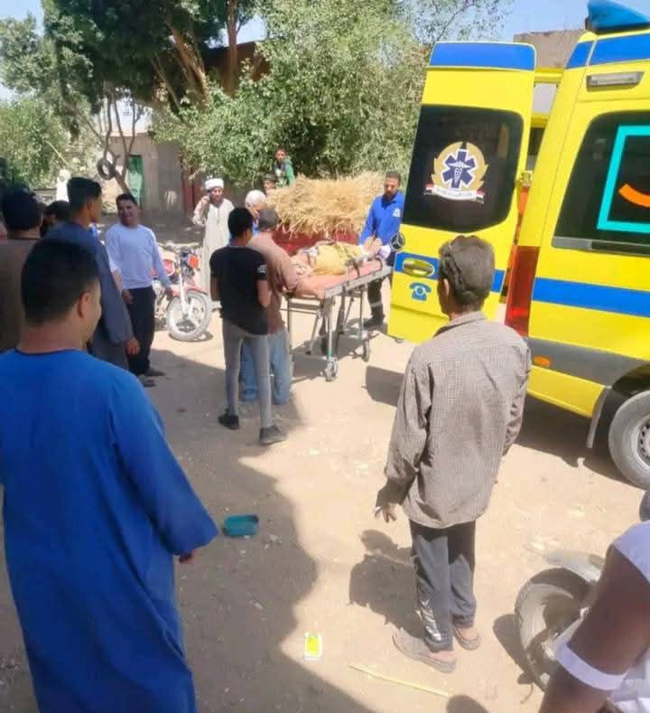 مصرع شاب عشريني سقط من أعلي حائط بمركز المنشأة بسوهاج 