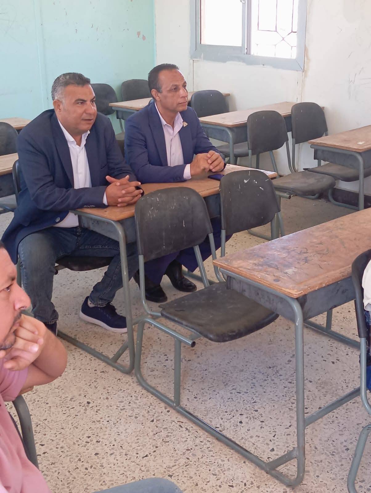 غيث يتابع مدارس طور سيناء: الطلاب أولا