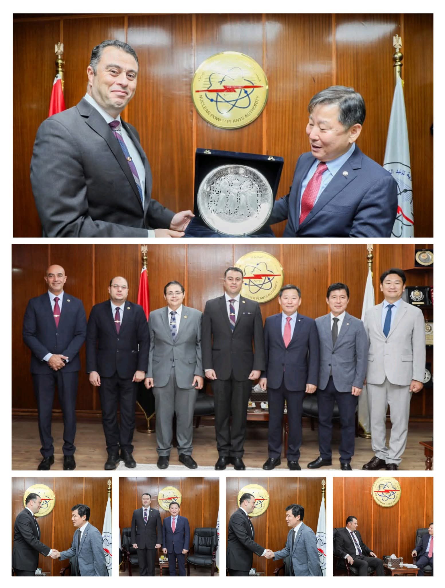 هيئة المحطات النووية تستضيف وفدًا برلمانيًا كوريًا ومسؤولى شركة KHNP لبحث سبل تعزيز التعاون فى مشروع الضبعة النووية