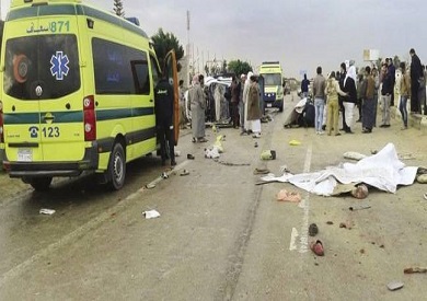 إصابة 5 أشخاص في حادث انقلاب سيارة بطريق إسكندرية الصحراوي