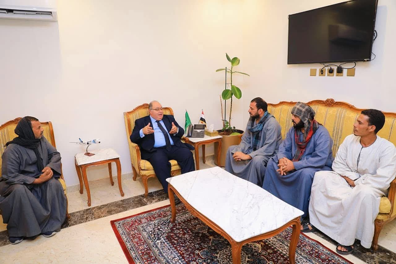 القنصلية المصرية بالرياض تتابع حادث وفاة المواطن سامح نفادي محمد حجاج