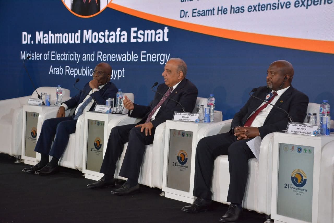 على هامش فعاليات المؤتمر العام الحادي والعشرين لاتحاد مرافق الطاقة الأفريقي (APUA) 