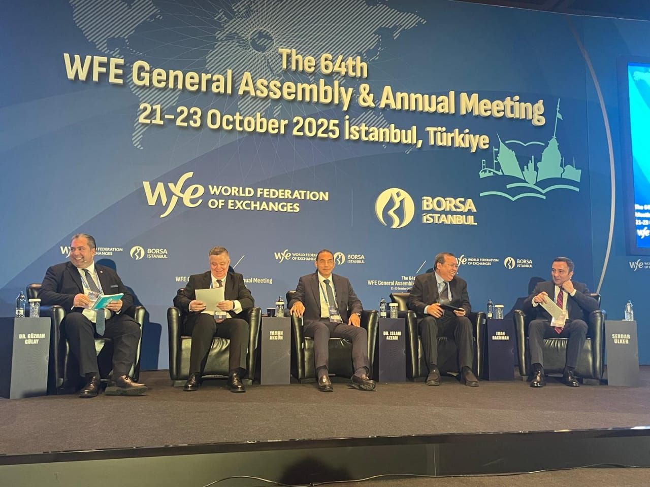 رئيس البورصة المصرية يشارك في المؤتمر السنوي واجتماعات الجمعية العامة السنوية الرابعة والستين للاتحاد العالمي للبورصات  (WFE) 