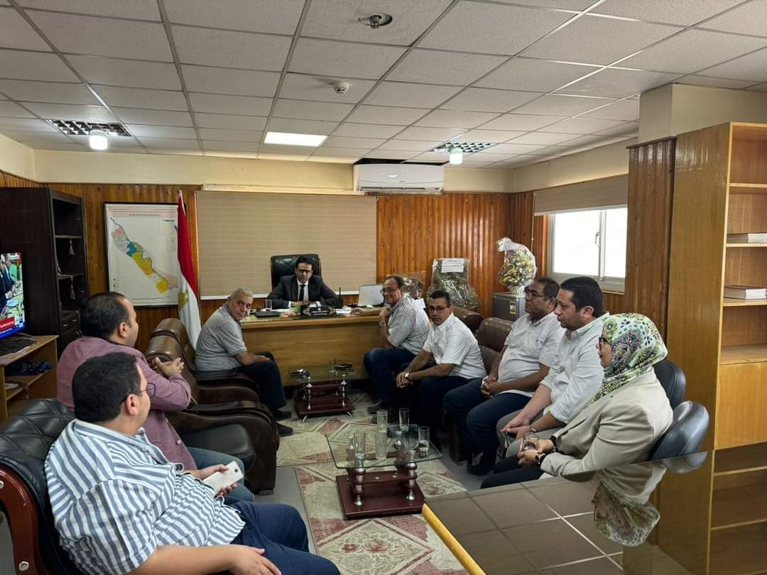 وكيل صحة سوهاج يستقبل نقيب أطباء سوهاج و وفد من النقابة .