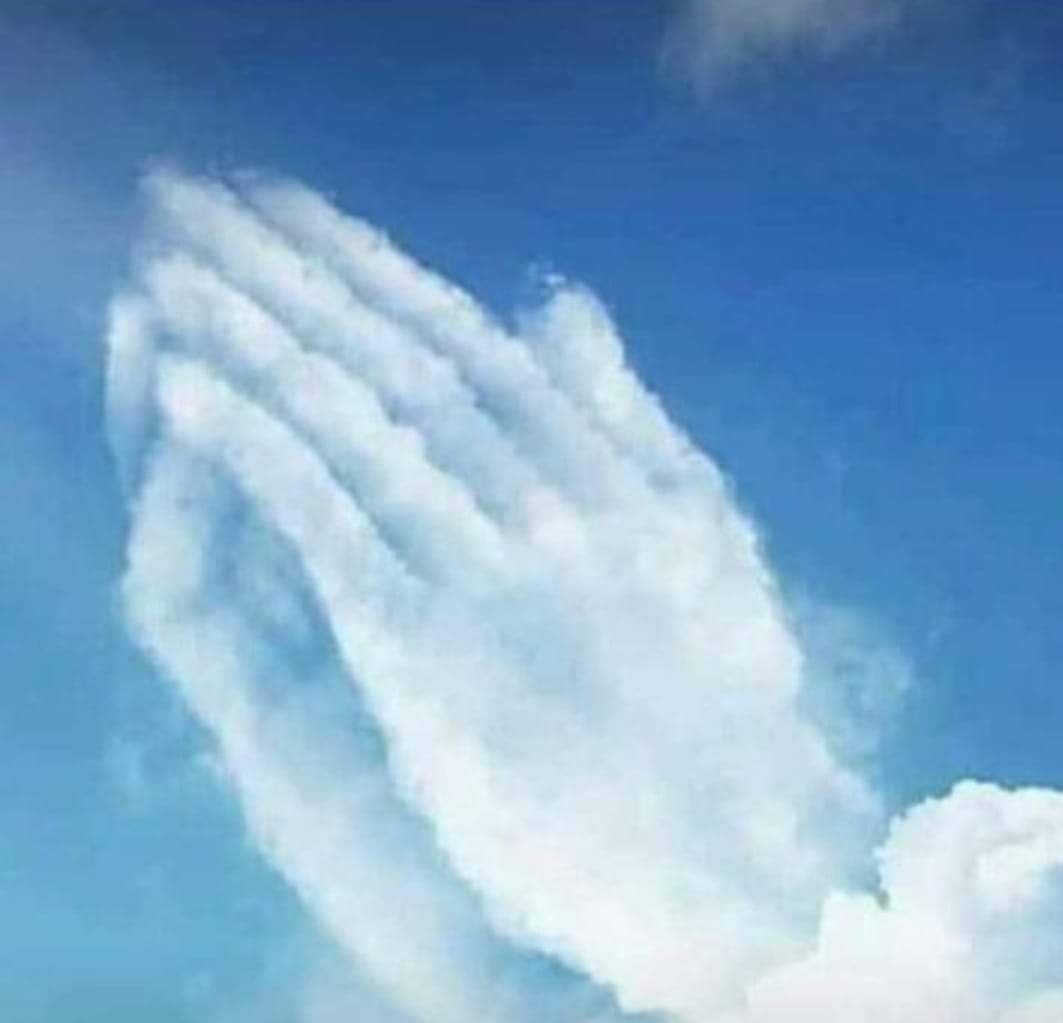 نور اشرق وتجلى بهيئة انسان