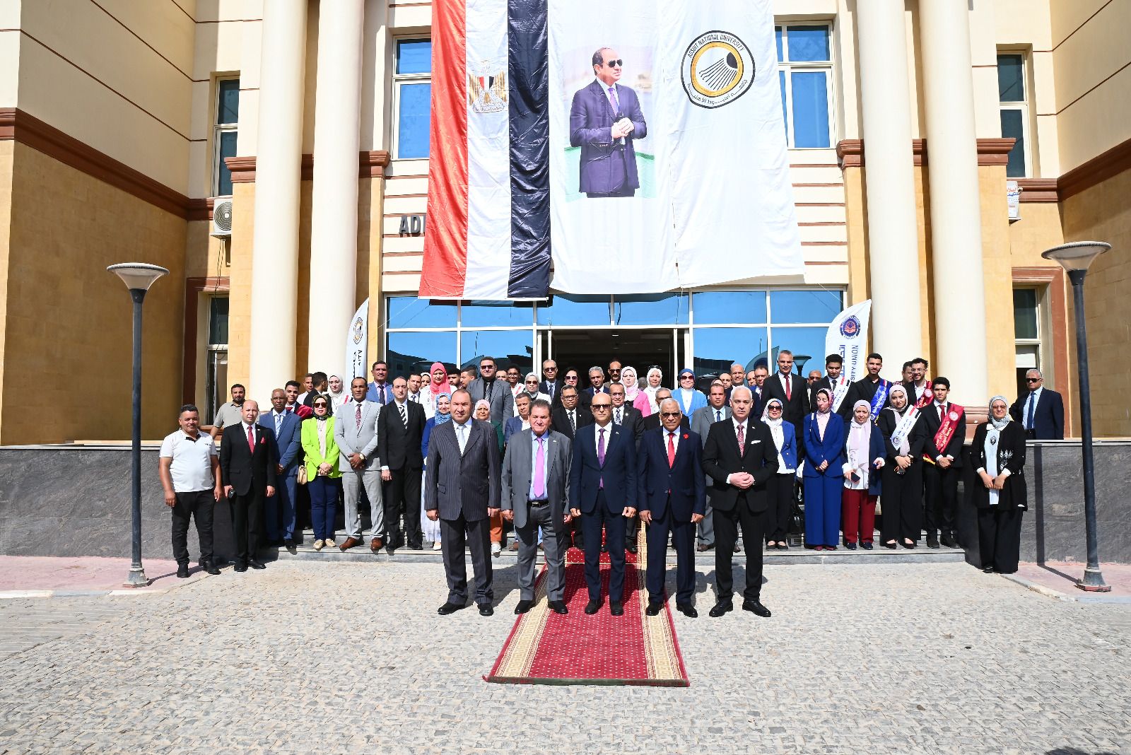 المنشاوي يشهد مراسم تحية العلم بجامعة أسيوط الأهلية في انطلاقة العام الجامعي الجديد 2025/2026